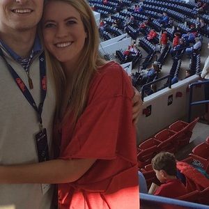Oversized soft red Free People Top